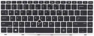 HP EliteBook & ZBook G5/G6 Keyboard Replacement (US Layout, Backlit & Pointer) – Compatible with 830, 840, 846, 735, 745 & 14u Series