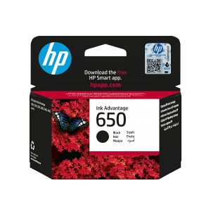 HP 650 Black Original Ink Advantage Cartridge