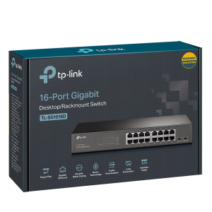 TP-Link TL-SG1016D V12 16-Port Gigabit Ethernet Desktop & Rackmount Switch