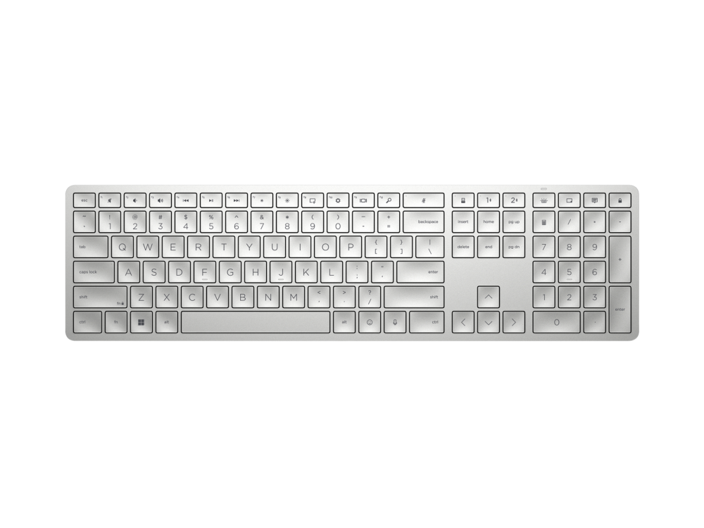 HP 970 Programmable Wireless Keyboard Bluetooth backlit