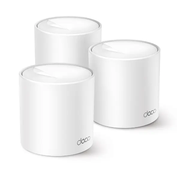 Deco X10 AX1500 3-Pack mesh Wi-Fi system for home coverage