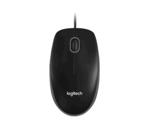 Logitech B100 Optical USB Mouse – Wired USB-A Mouse