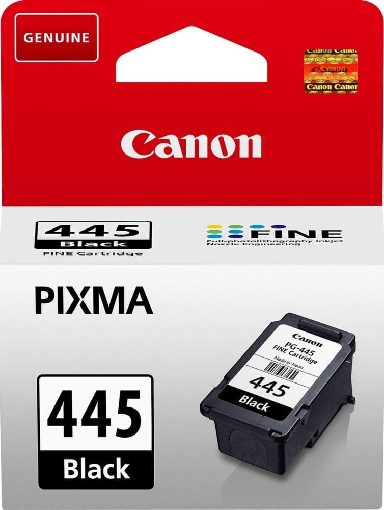 Canon PG-445 Black Ink Cartridge – Pigment Black, Sharp Text Printing