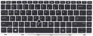HP EliteBook & ZBook G5/G6 Keyboard Replacement (US Layout, Backlit & Pointer) – Compatible with 830, 840, 846, 735, 745 & 14u Series