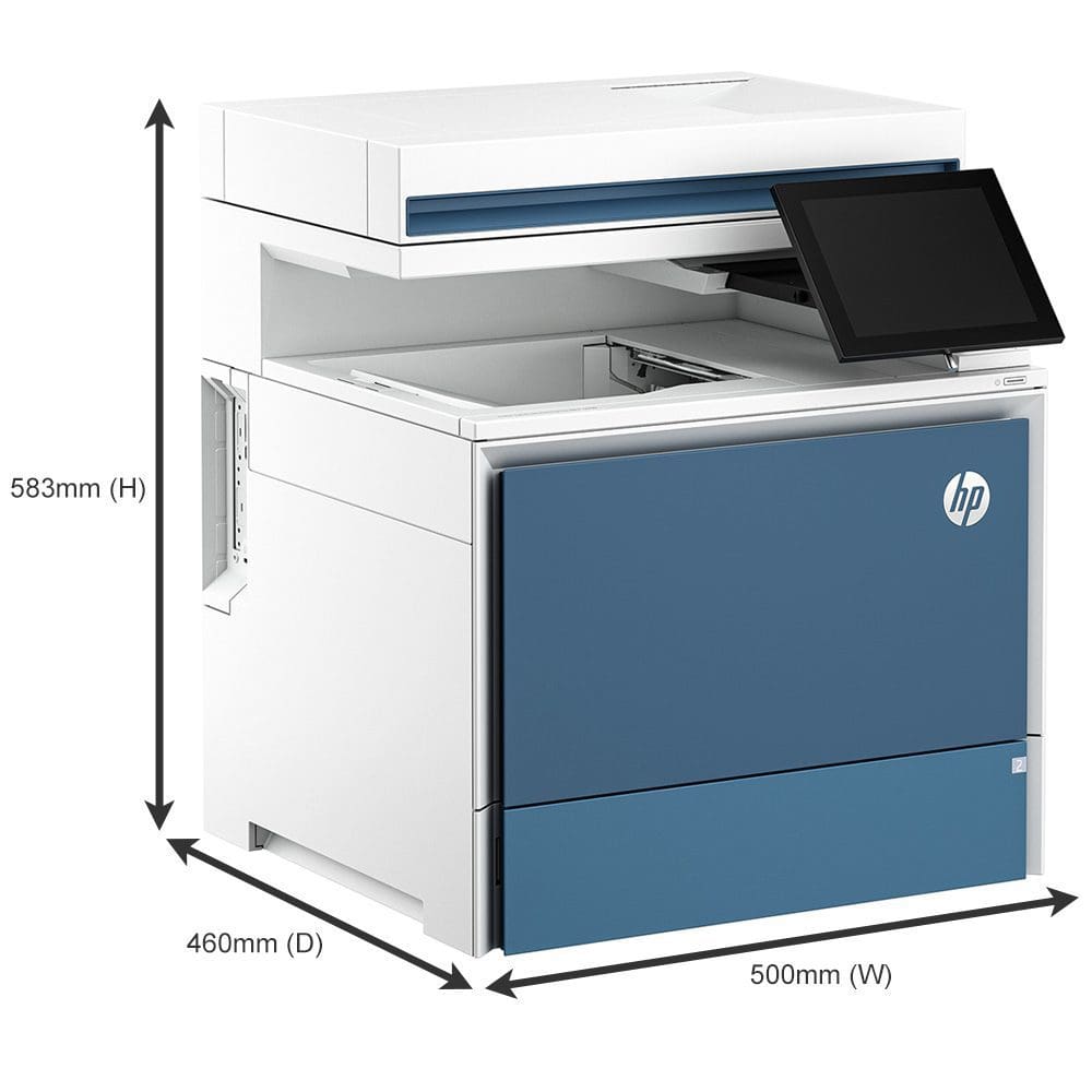 HP Colour LaserJet Enterprise MFP X58045dn Printer – 43ppm, Duplex, 100-Sheet ADF - Image 2