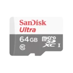 SanDisk Ultra 64GB microSD card 100MB/s Class 10